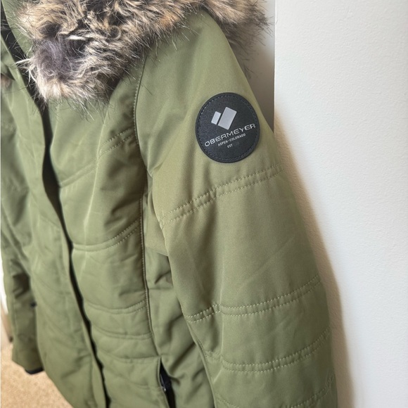 Obermeyer Tuscany II Insulated Jacket Olive Size 4 - Picture 12 of 14